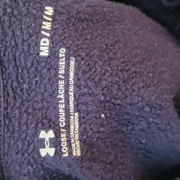 Under Armour Navy blue hoodie , size M - Picture 2 of 2